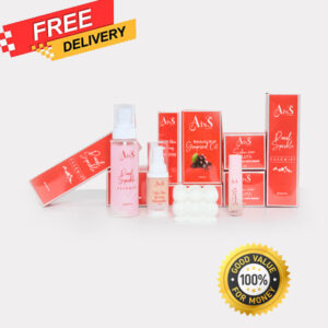 4 in 1 | Satin Skin Glowing | Pearl Sparkle Facemist | Sabun Susu Gluta | Beauty Roll Grapeseed Oil