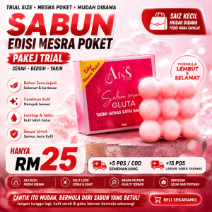 1 Sabun Susu Gluta 50g Edisi Mesra Poket ( Pakej Trial )