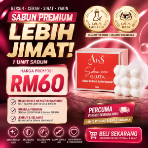 1 Unit Sabun Susu Gluta 150g Premium Dan Lebih Jimat